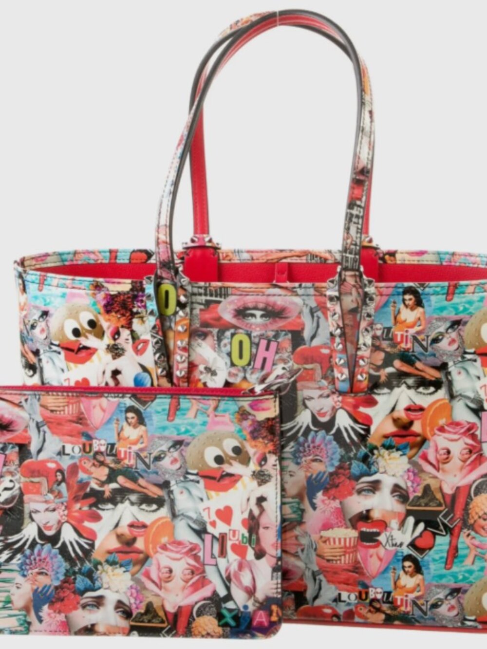 Christian Louboutin Small Cabata Oh Xtian Leather Tote